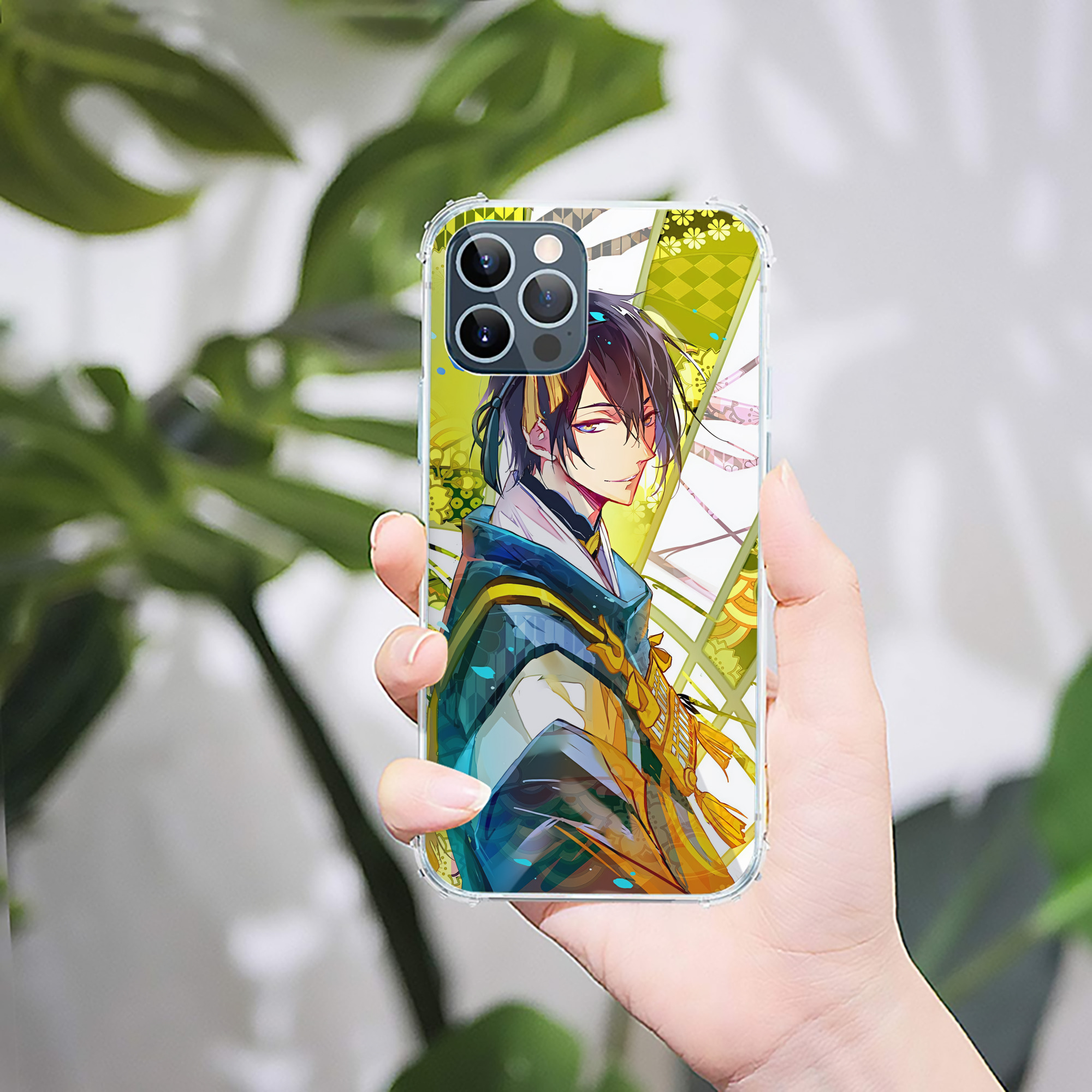（画像用） 刀剣乱舞 Touken Ranbu 【iPhone 12シリーズ対応】透明スマホケース（クリアソフトケース）